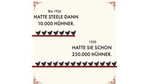 Bis 1926 hatte Steele dann 10.000 Hühner. 1935 hatte sie schon 250.000 Hühner.