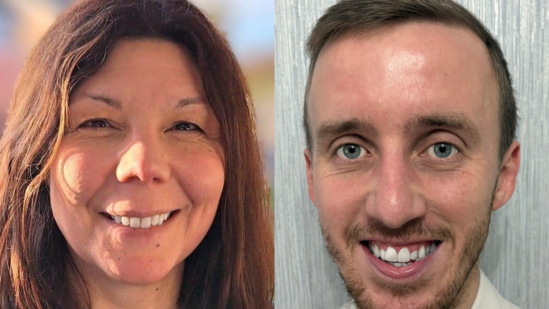 Severine Mongauze, Senior Procurement Manager, Plastic Sustainability, und Dion Moran, Packaging Manager, Plastic Sustainability