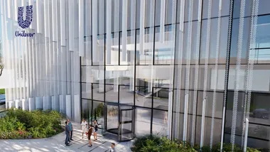 Digitale Darstellung zum möglichen Erscheinungsbild des Duftzentrums von Unilever.